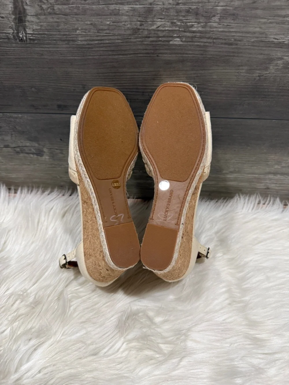 Lucky Brand Mindra Style Espadrille Wedge Sandals”